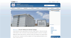 Desktop Screenshot of jmc.edu.pk